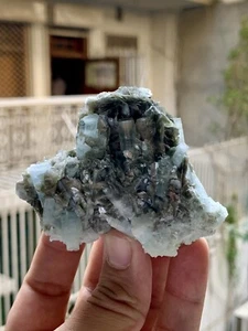 Aquamarine With Muscovite Fikar Gilgit Pakistan - Picture 1 of 9