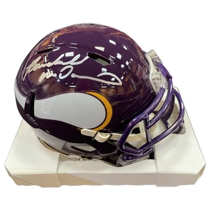 Randall McDaniel Autographed Minnesota Vikings Speed Mini Helmet Beckett Signed - Picture 1 of 1