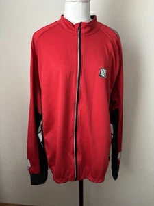 Altura Nightvision Men’s Softshell Cycling Jacket Zip Up Red XXL - Picture 1 of 11