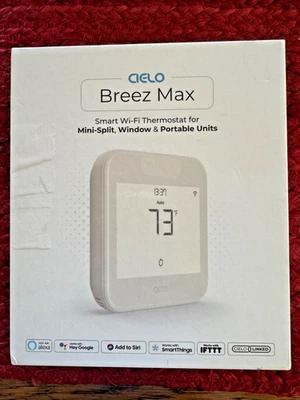 Cielo Breez Max Smart Wi-Fi Thermostat for Mini Splits-Window & Portable Units - Image 1 of 4