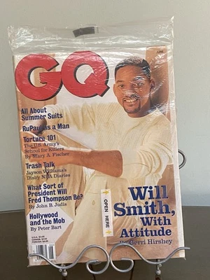 GQ Gentlemen's Quarterly Magazine June 1997 Will Smith NEW SEALED - Image 1 of 3