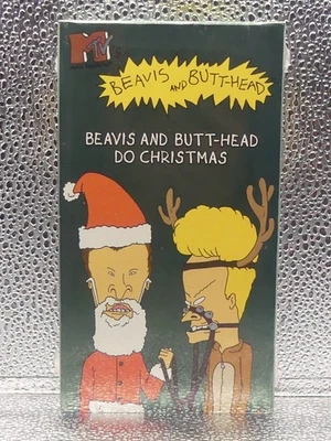 Beavis And Butt-Head Do Christmas MTV 1996 SMV VHS New Factory Sealed Videotape - Image 1 of 4