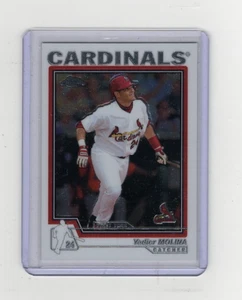 2004 Yadier Molina Topps Chrome ROOKIE Card #219 spedizione gratuita (A1516) - Foto 1 di 1