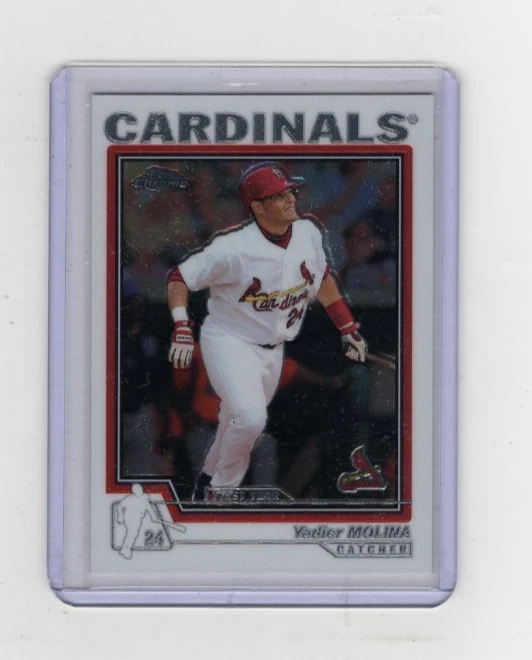 2004 Yadier Molina Topps Chrome ROOKIE Card #219 Free Shipping (A1516) - Image 1 of 1