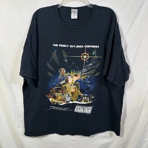 Vintage Family Guy Star Wars Parody 2XL T-Shirt Y2K Tee Something Darkside Peter - Picture 1 of 8