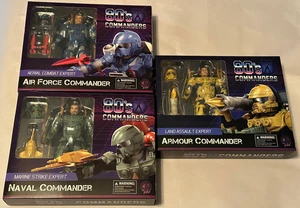 Ramen Toys Set 3 Figurine Comandanti I Centurioni Anni 80 Armatura Aeronautica Militare Navale - Foto 1 di 13