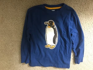New, no tag, Gymboree Emperor Penguin Royal Blue long sleeve top sz 6 boys cute! - Picture 1 of 1