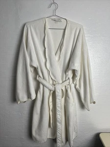 Vintage Christian Dior short Terri robe size L see all photos ! - Picture 1 of 13