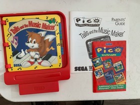 Tails and The Music Maker Game for Sega Pico Cartridge with Manual Insert