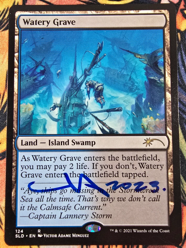 Watery Grave - Secret Lair (Signed by Artist) Magic the Gathering MTG! - Image 1 of 1