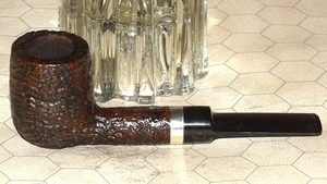 JOHN ALESBURY MADE IN DENMARK 6650 Sitter 9mm Filter Tobacco Pipe #E136 - Imagen 1 de 4