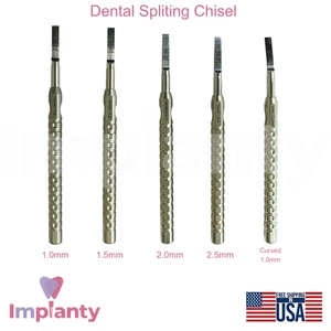 Cincel de división dental de acero inoxidable marcas de profundidad precisas corte y modelado - Imagen 1 de 12