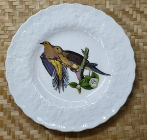 Alfred Meakin DE COLECCIÓN Plato Pequeño Hojas de Pájaro Reino Unido 6" Decorativo MCM - Imagen 1 de 4