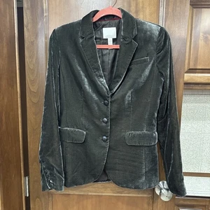 Banana Republic Heritage Crushed Velvet Academia Blazer Jacke - Bild 1 von 8