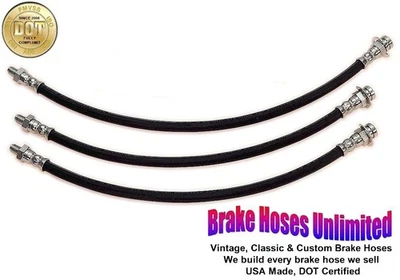 BRAKE HOSE SET Checker Cab, Model A11 - 1964 1965 1966 1967 1968 - Image 1 of 2