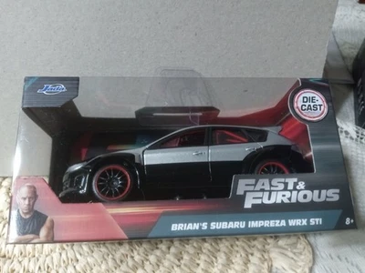 Fast & Furious Brian's Subaru Impreza WRX STI Diecast 1:32 Scale Collector Car - Image 1 of 3
