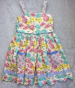 Girls Wildflowers clothing La La Land Maeve Dress size 8 Easter Sleeveless - Picture 1 of 8