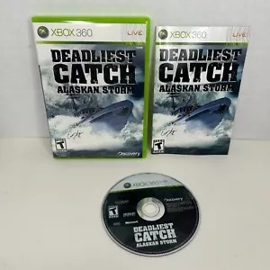 Deadliest Catch: Alaskan Storm (Xbox 360, 2008) COMPLETO! TESTATO E PULITO! - Foto 1 di 3