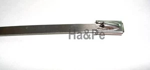 Metallkabelbinder Edelstahl Kabelbinder 4,6 mm x 200 mm Krümmer Auspuff - Bild 1 von 1