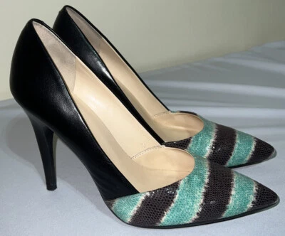 Guess Tacón Puntera Cuero Negro/Multi Tiras (8M) Foto 1 de 4