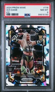 2024 Prizm WWE Izzi Dame ICE PRIZM ROOKIE RC #116 PSA 8 NM-MT - Picture 1 of 2