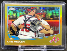KRIS MEDLEN 2013 Topps Chrome Gold Refractor /50 Atlanta Braves #18