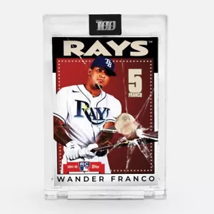 🔥 2022 Topps Project100 #52 ⚾️ Wander Franco by DJ Skee ⚾️ Tampa Bay Rays 🔥 RC - Picture 1 of 3