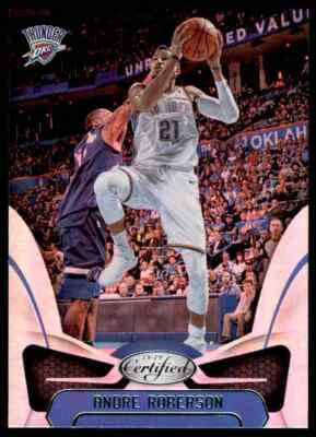2018-19 PANINI CERTIFIED ANDRE ROBERSON OKLAHOMA CITY THUNDER #130 - Image 1 of 2