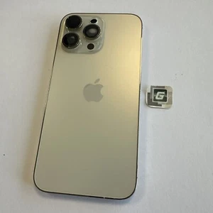 Marco de carcasa desnudo genuino OEM dorado 7/10 NO MAX para Apple iPhone 14 Pro - Imagen 1 de 7