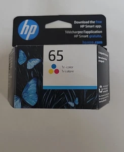Genuine Hp 65 Tri-Color Ink Cartridge, Exp. 04/2023 - Picture 1 of 1