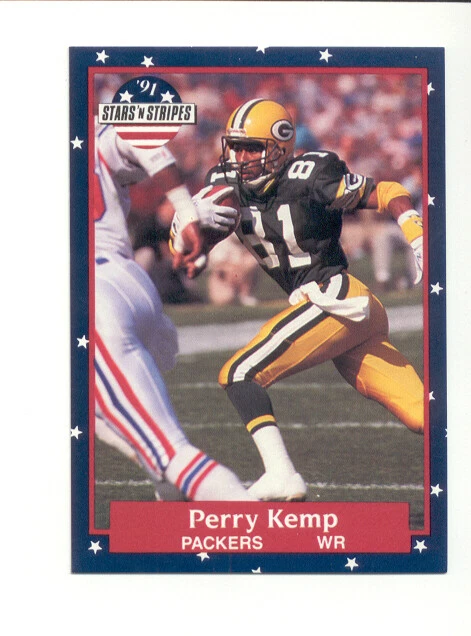 1991 Fleer SS Stars 'n Stripes PERRY KEMP Green Bay Packers Card - Image 1 of 1