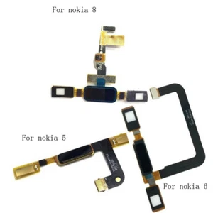 Cinta de cable flexible con sensor de huellas dactilares con botón de inicio para Nokia 5 6 8 Plus X5 X6 - Imagen 1 de 2