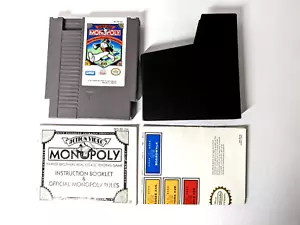 Monopoly (NES, 1991) Cartuccia gioco originale, poster, manuale e custodia. Testato - Foto 1 di 6
