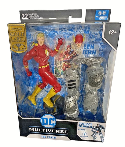 MCFARLANE TOYS DC MULTIVERSE THE FLASH (FLASHPOINT) FIGURE GOLD LABEL BAF CYBORG Cover