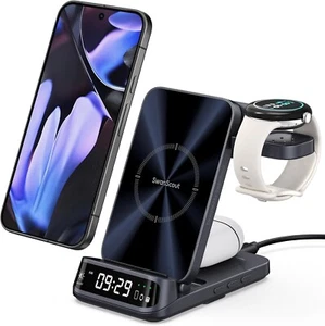 708G2 Wireless Charger for Pixel Watch 3/2/Fitbit Versa 4/3/Sense 2 (Not for Pix - Picture 1 of 14