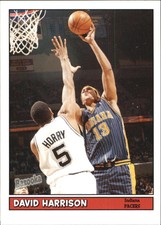 2005-06 Topps Bazooka Indiana Pacers Basketball Card #22 David Harrison