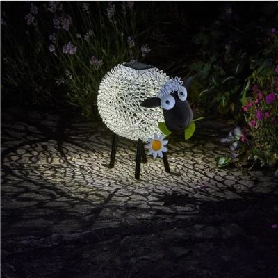 Smart Garden Solar Metal Silhouette Dolly the Sheep Garden Ornament Decoration