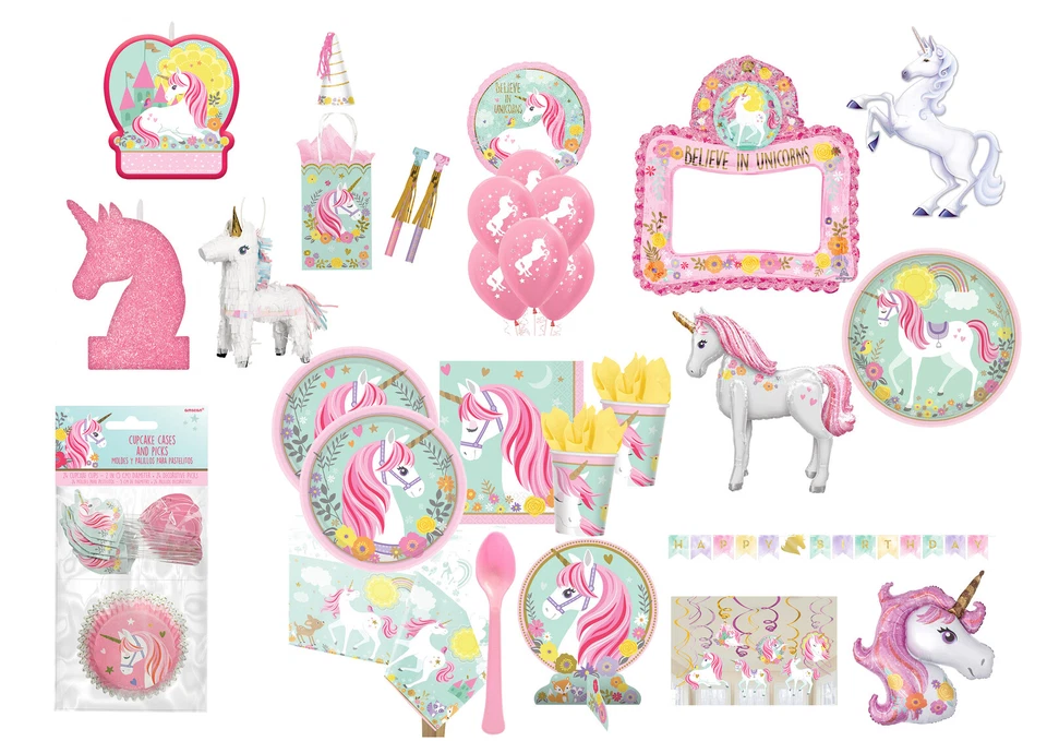 Magical Unicorn Party Supplies - Magical Unicorn Party Range Assorted  - Image 1 of 1