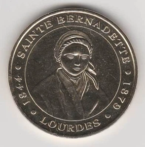 A 2004 TOKEN MEDAILLE MONNAIE DE PARIS -- 65 108 N°7 LOURDES STE-BERNADETTE SD - Bild 1 von 2