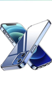 Custodia iPhone 12 Pro Trasparente Antiurto Slim Protettiva Cover Trasparente TPU Nuova - Foto 1 di 8