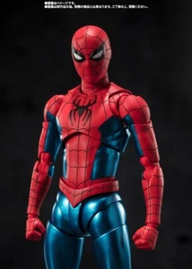 Bandai S.H. Figuarts No Way Home Spider-Man New Red & Blue Suit SHF New In Hand - Picture 1 of 9