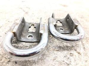 2018-2020 FORD F150 LEFT & RIGHT CHROME TOW HOOK SET OEM