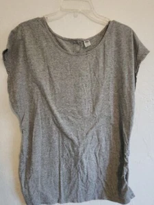 Old Navy Maternity Gray No Sleeve Blouse Shirt Top - Picture 1 of 3