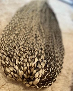 Dreads Double Ended Synthetic Dreadlocks Scandinavian DE Braids Brown and blonde - Picture 1 of 3