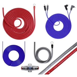 AIV Endstufen Anschluss-Set 10mm² Kabel-Satz Car-HiFi Verstärker KFZ Kabel-Kit - Bild 1 von 5