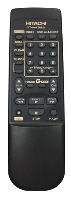 HITACHI VT-RM428EG VHS REMOTE CONTROL USED - Image 1 of 4