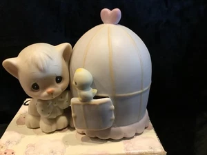Precious Moments CAT  BIRDCAGE BIRTHDAY SERIES "CAN'T BE WITHOUT YOU " # 524492 - Picture 1 of 8