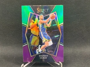 2021-22 Select STEPHEN CURRY Green White Purple Prizm Premier Level #121 Warrior - Picture 1 of 2