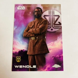 2025 Topps Star Wars Chrome #191 Wendle DEBUT - Picture 1 of 2