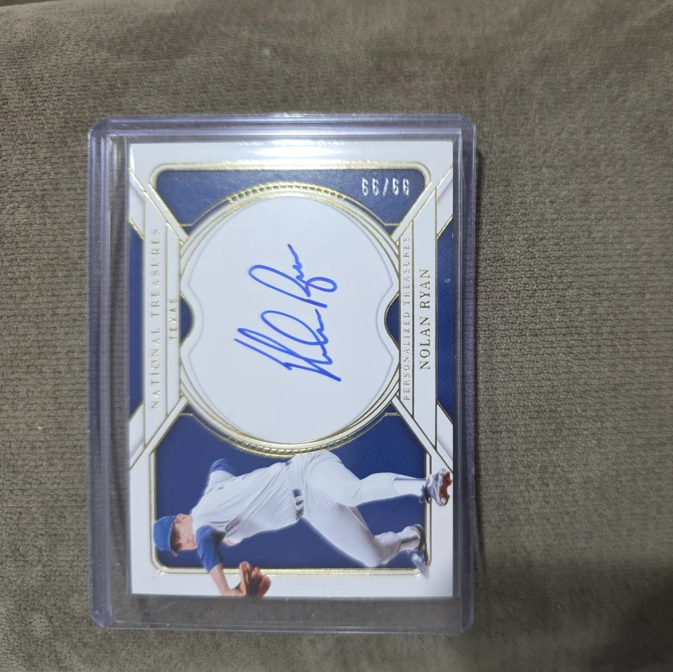 Panini National Treasures Nolan Ryan 2025 tesoros personalizados/99 automático  Foto 1 de 2